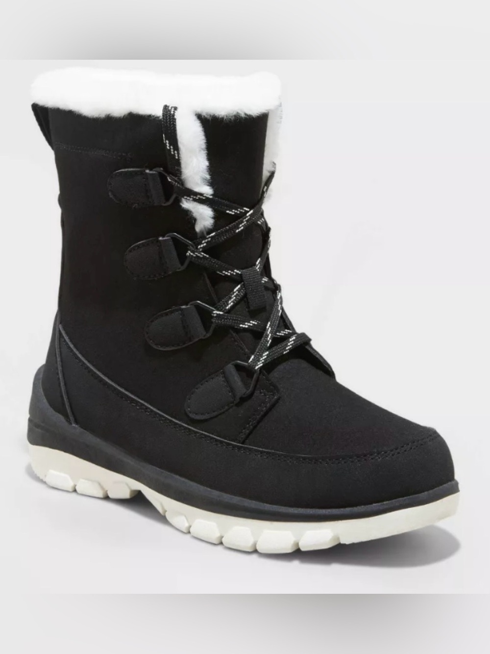 NWT Universal Thread Women’s Black Waterproof Boots Size 8